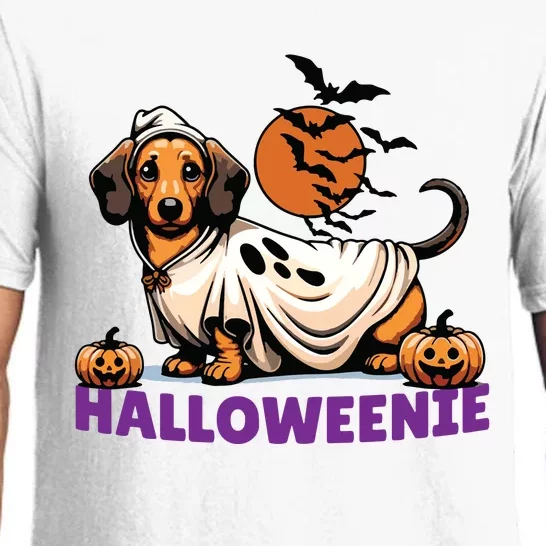 My Weenie Funny Dog Halloweenie Dachshund Weiner Halloween Pajama Set