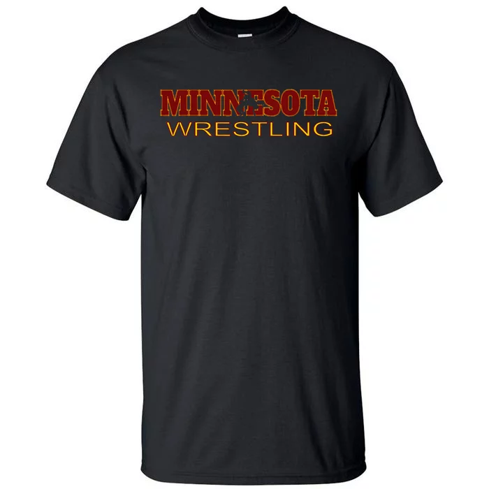 Minnesota Wrestling Freestyle Wrestler Gift State Pride Mn Tall T-Shirt