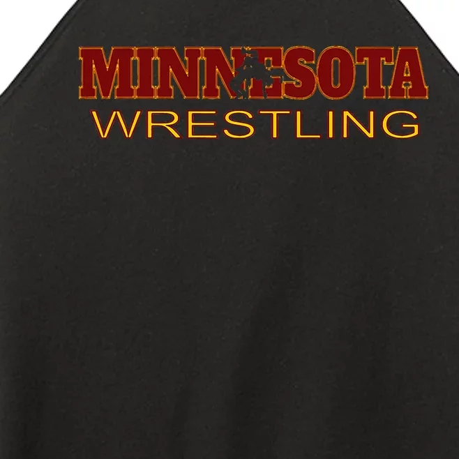 Minnesota Wrestling Freestyle Wrestler Gift State Pride Mn Women’s Perfect Tri Rocker Tank