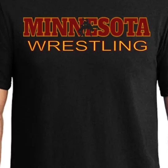 Minnesota Wrestling Freestyle Wrestler Gift State Pride Mn Gift Pajama Set