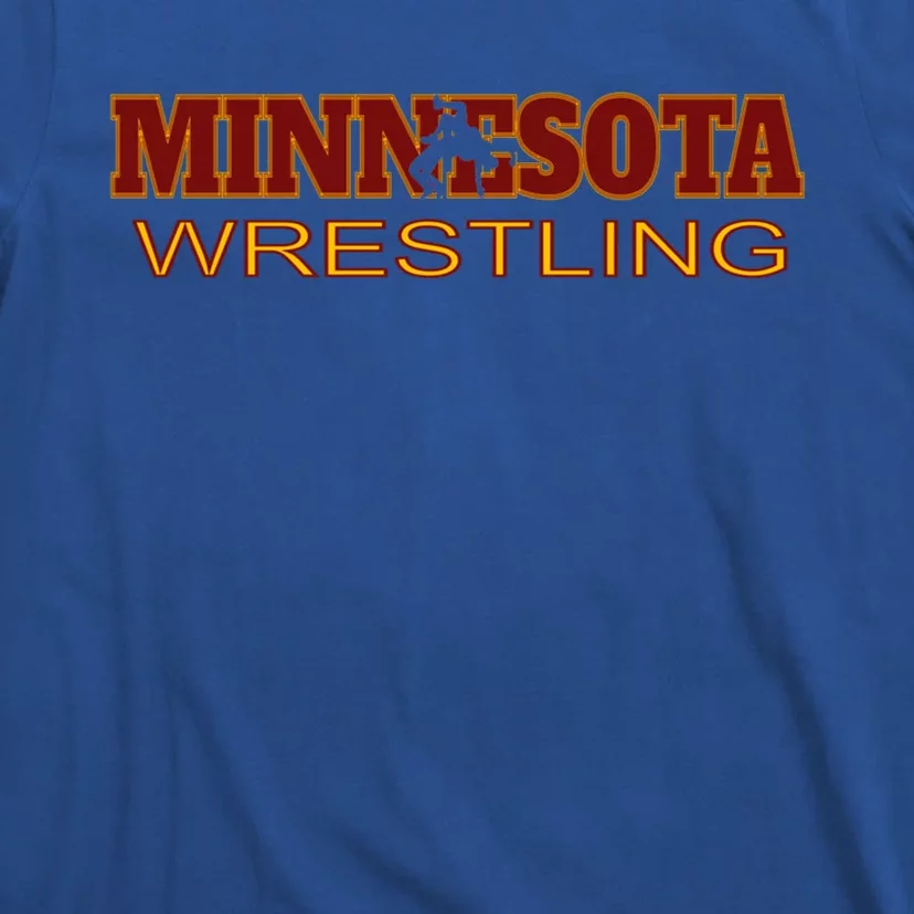 Minnesota Wrestling Freestyle Wrestler Gift State Pride Mn Gift T-Shirt