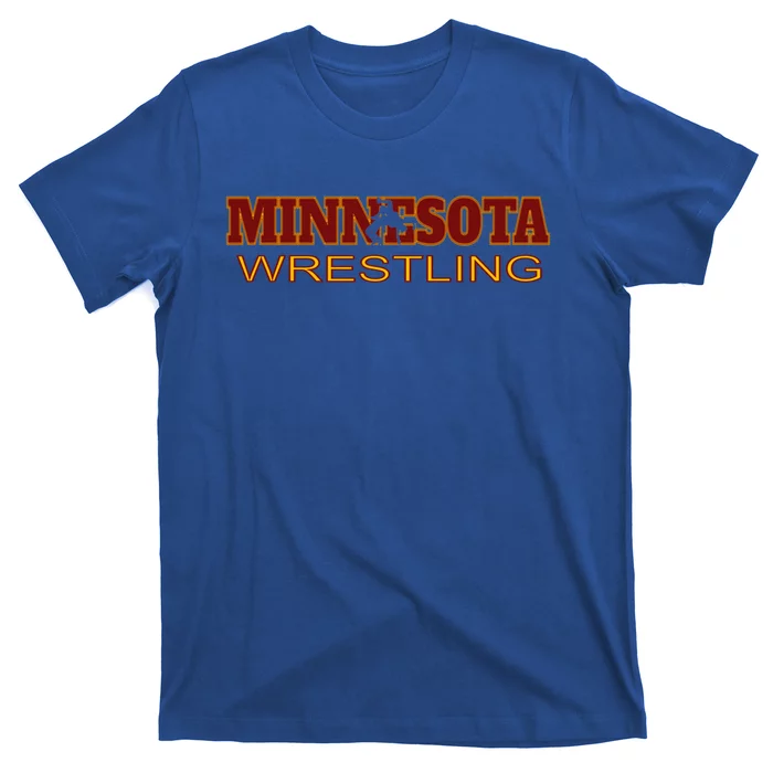 Minnesota Wrestling Freestyle Wrestler Gift State Pride Mn Gift T-Shirt