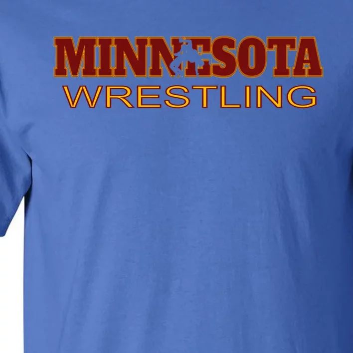 Minnesota Wrestling Freestyle Wrestler Gift State Pride Mn Gift Tall T-Shirt