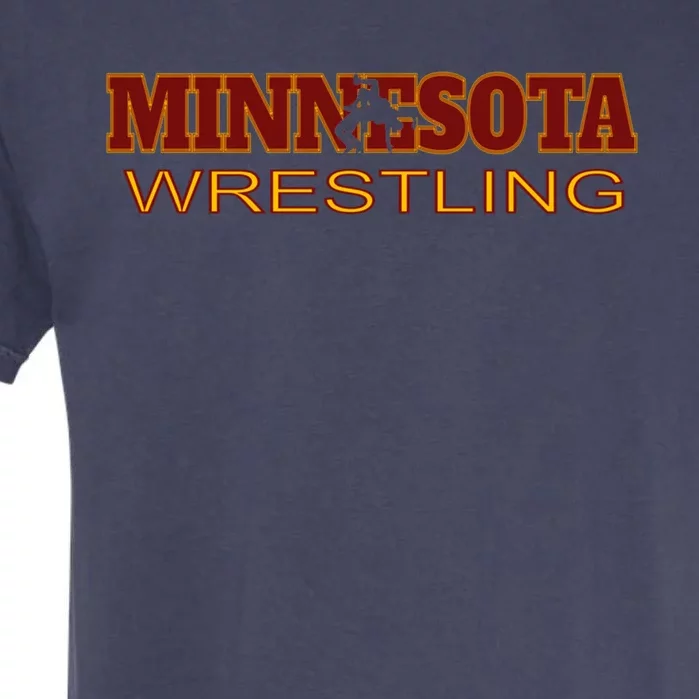 Minnesota Wrestling Freestyle Wrestler Gift State Pride Mn Gift Garment-Dyed Heavyweight T-Shirt