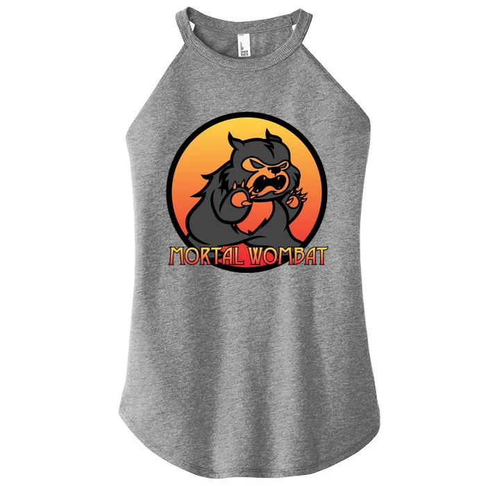 Mortal Wombat Funny Animals For Gamer Women’s Perfect Tri Rocker Tank