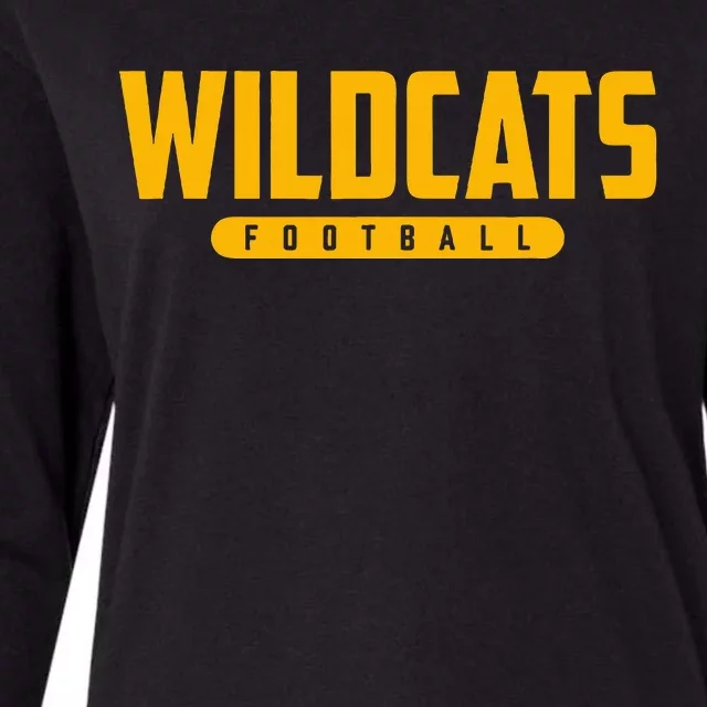 Mattawan Wildcats Football Womens Cotton Relaxed Long Sleeve T-Shirt