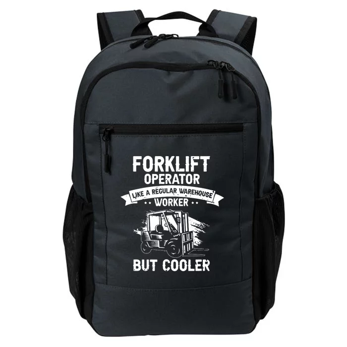 Men Warehouse Forklift Driver And Forklift Driver Designs Daily Commute Backpack