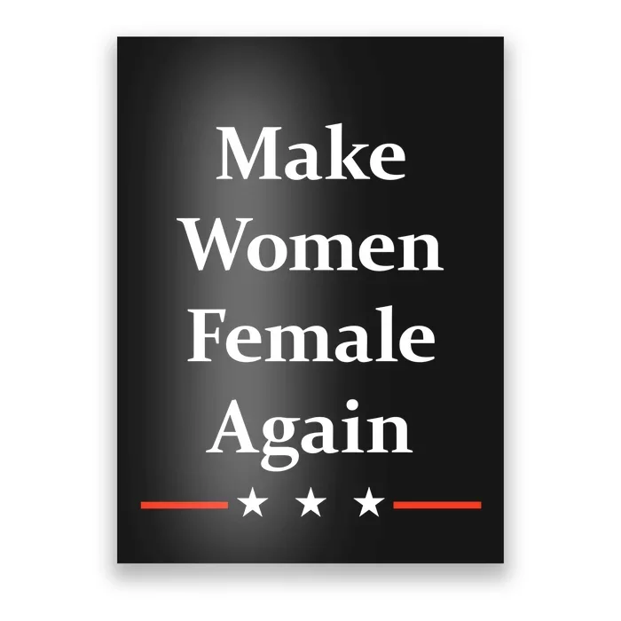 Make Women Female Again Poster