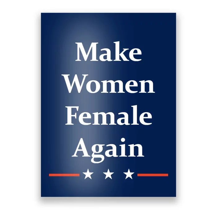 Make Women Female Again Poster