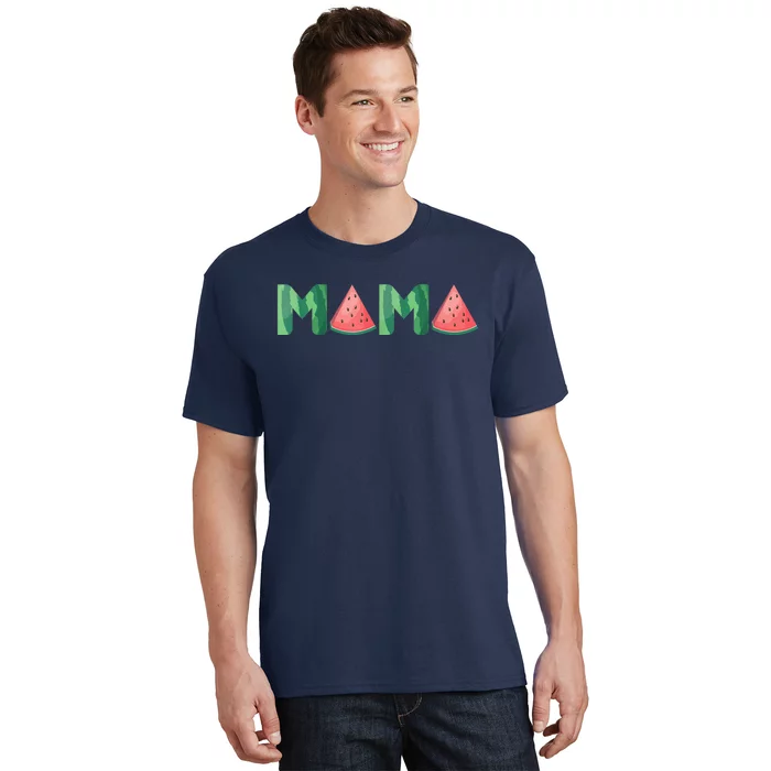 Mama Watermelon Funny Summer Fruit Gift - Great Mother's Day T-Shirt