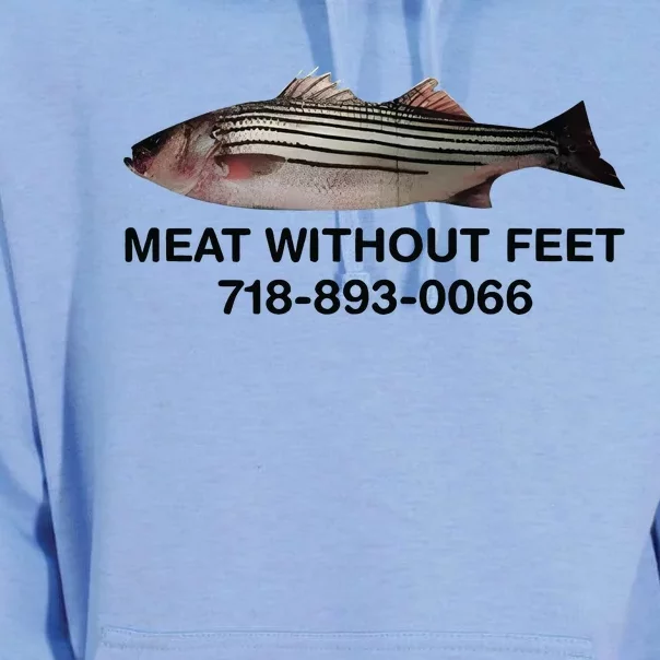 Meat Without Feet 718 893 0066 Unisex Surf Hoodie