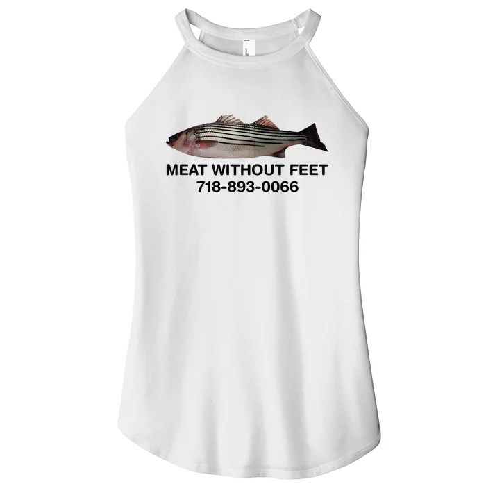 Meat Without Feet 718 893 0066 Women’s Perfect Tri Rocker Tank