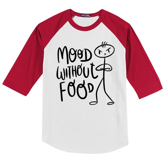 Mood Without Food Angry Kids Colorblock Raglan Jersey