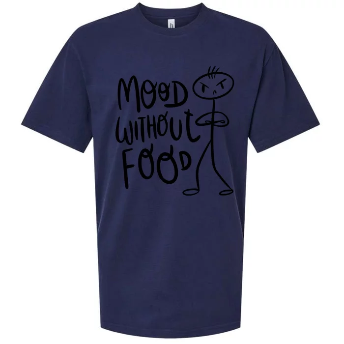 Mood Without Food Angry Sueded Cloud Jersey T-Shirt