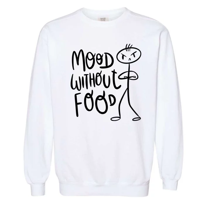 Mood Without Food Angry Garment-Dyed Sweatshirt