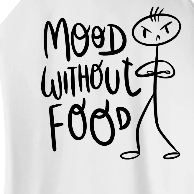 Mood Without Food Angry Women’s Perfect Tri Rocker Tank