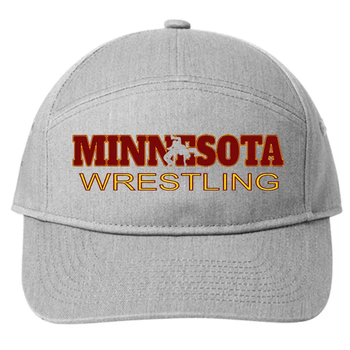 Minnesota Wrestling Freestyle Wrestler State Pride Mn 7-Panel Snapback Hat