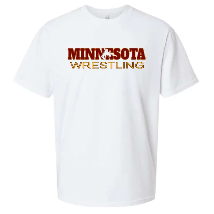 Minnesota Wrestling Freestyle Wrestler State Pride Mn Sueded Cloud Jersey T-Shirt