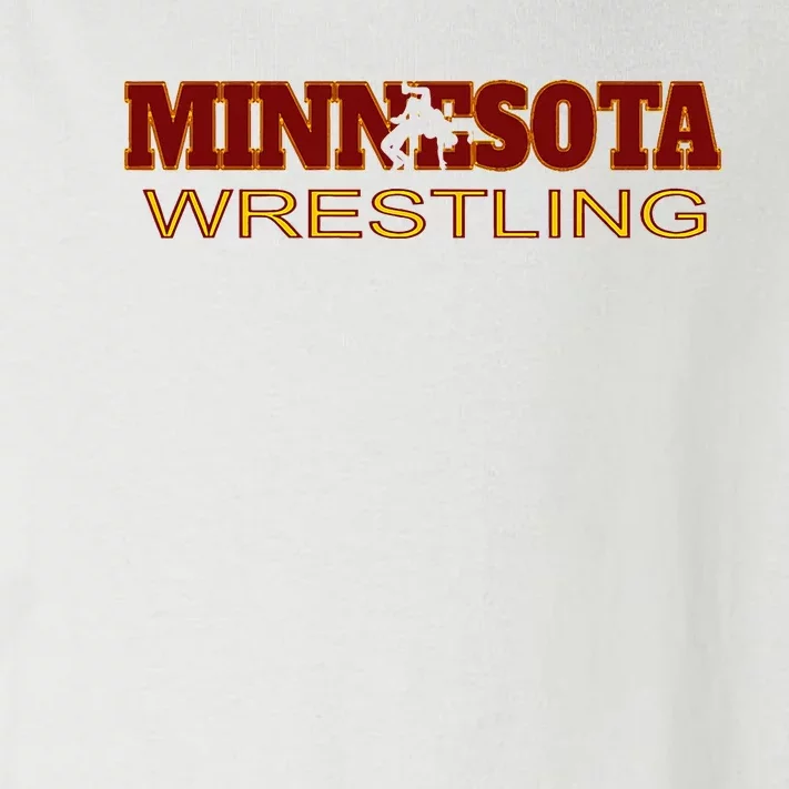 Minnesota Wrestling Freestyle Wrestler State Pride Mn Toddler Long Sleeve Shirt