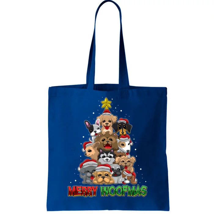 Merry Woofmas Gift Merry Christmas For Dog Lovers Great Gift Tote Bag