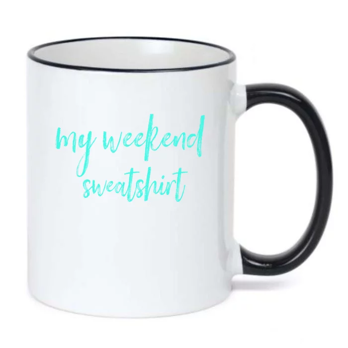 My Weekend Gift Clothing Moms Dads Friends Gift Black Color Changing Mug