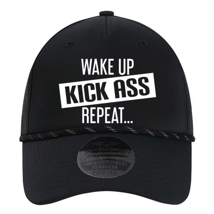 Motivational Workout Gift Wake Up Kick Ass Repeat Cool Gift Performance The Dyno Cap