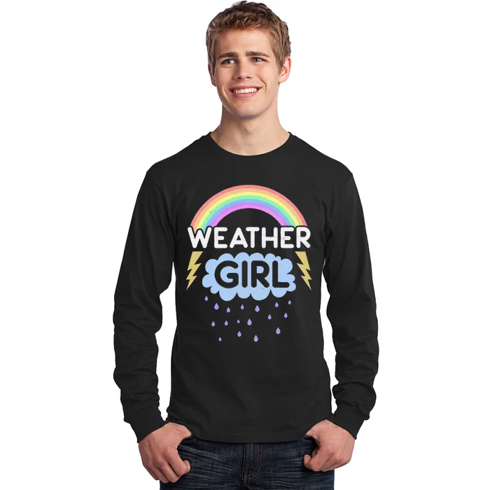 Meteorology Weather Girl Cute Gift Long Sleeve Shirt