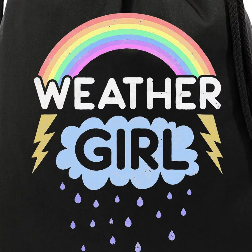 Meteorology Weather Girl Cute Gift Drawstring Bag