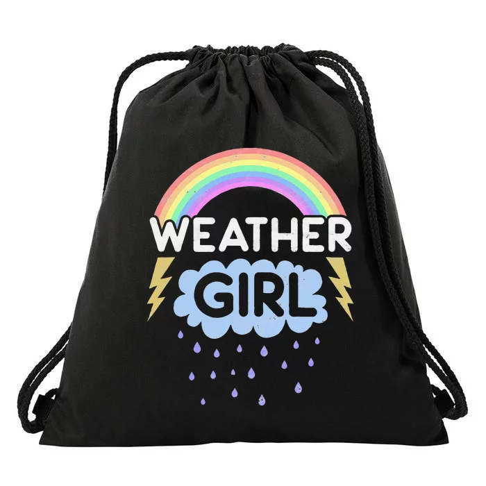 Meteorology Weather Girl Cute Gift Drawstring Bag