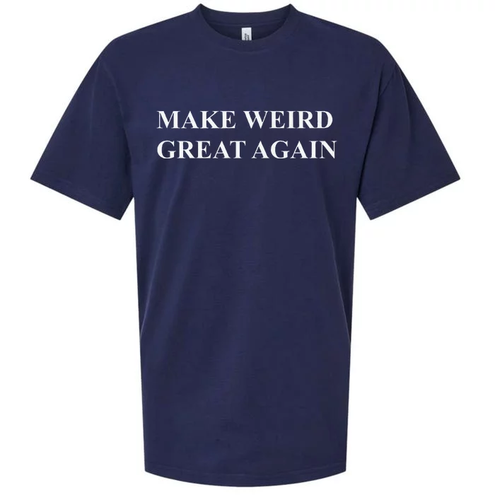 Make Weird Great Again Premium Sueded Cloud Jersey T-Shirt