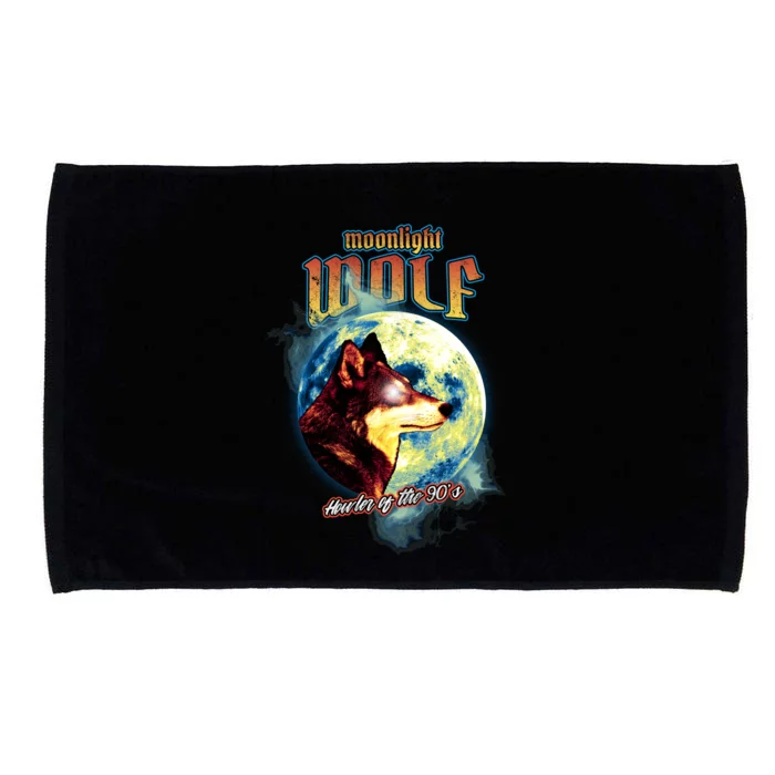 Moonlight Wolf Howler Of The 90s Microfiber Hand Towel