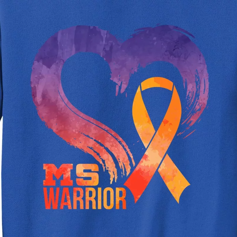 Ms Warrior Heart Multiple Sclerosis Awareness Month Gift Sweatshirt