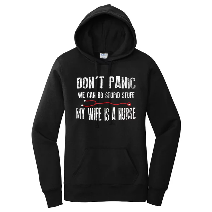 My Wife Is Nurse Husband Women's Pullover Hoodie