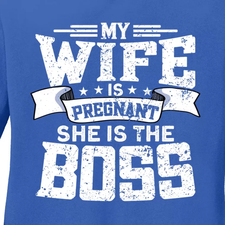 Funny Pregnancy We Are Pregnant But Mostly Her Dad' Unisex Jersey T-Shirt
