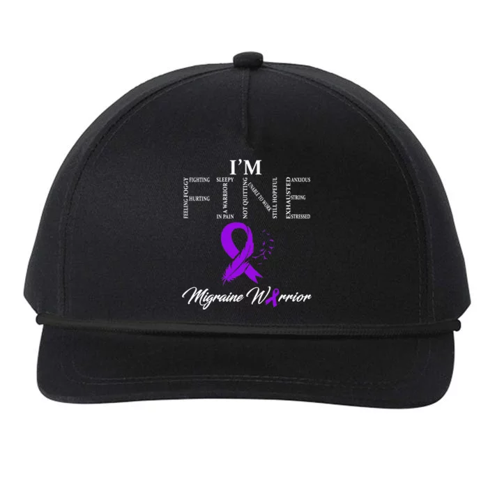 Migraine Warrior Im Fine Snapback Five-Panel Rope Hat