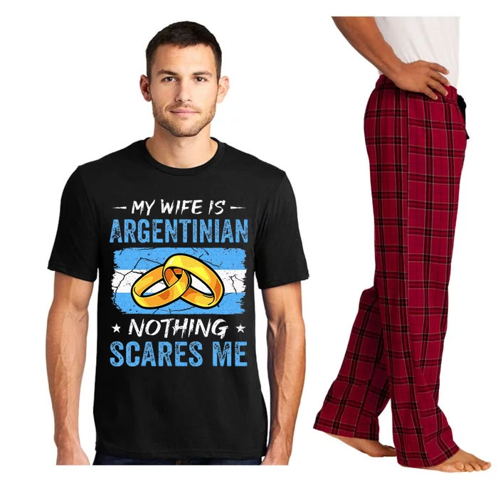 My Wife Is Argentinian Nothing Scares Me Argentina Husband Pajama Set