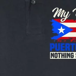 My Wife Is Puerto Rican Nothing Scares Me Softstyle Adult Sport Polo