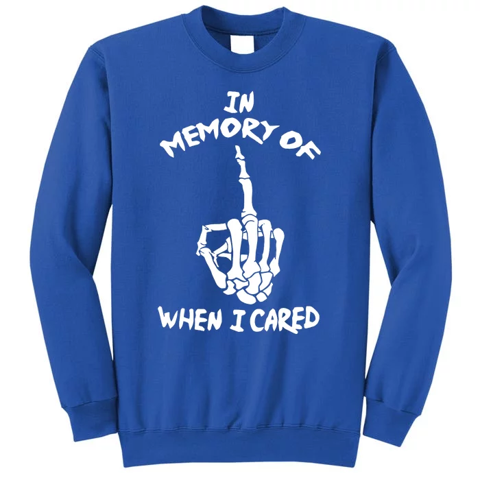 Memory When I Cared Sweatshirt