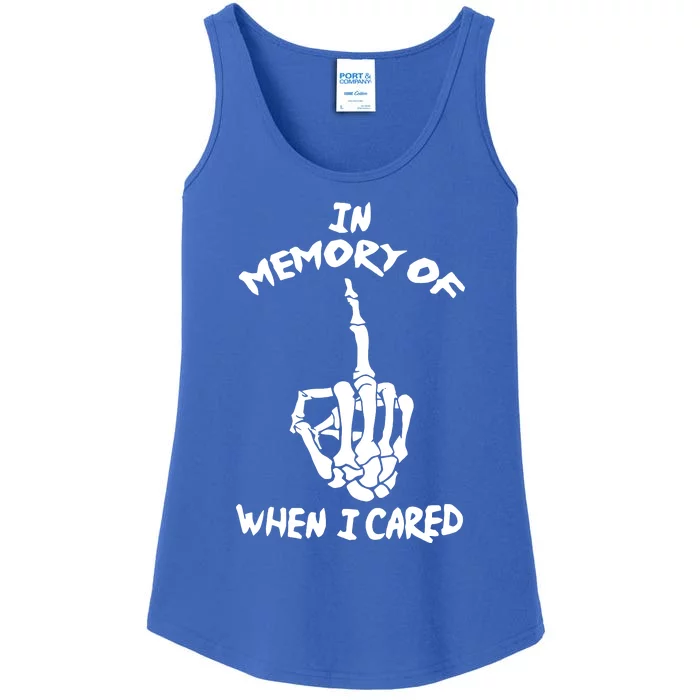 Memory When I Cared Ladies Essential Tank