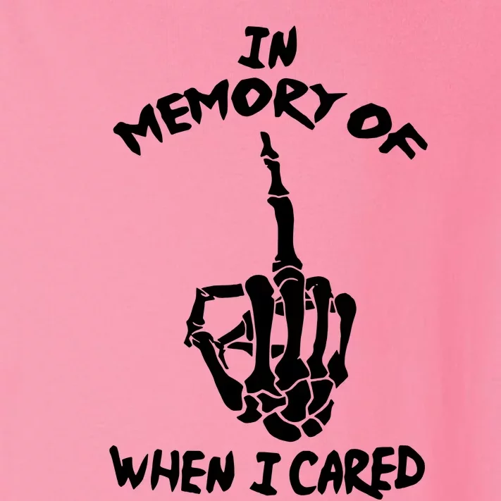 Memory When I Cared Toddler Long Sleeve Shirt