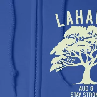 Maui Wildfire Lahaina Survivor Maui Hawaii Strong Full Zip Hoodie