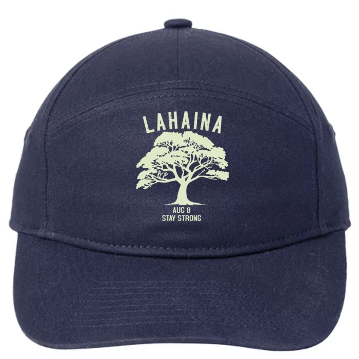 Maui Wildfire Lahaina Survivor Maui Hawaii Strong 7-Panel Snapback Hat