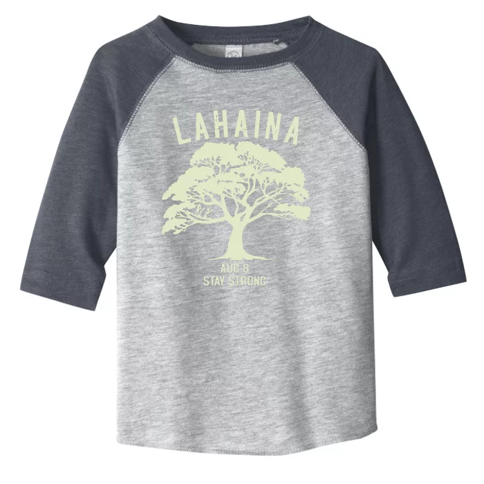 Maui Wildfire Lahaina Survivor Maui Hawaii Strong Toddler Fine Jersey T-Shirt