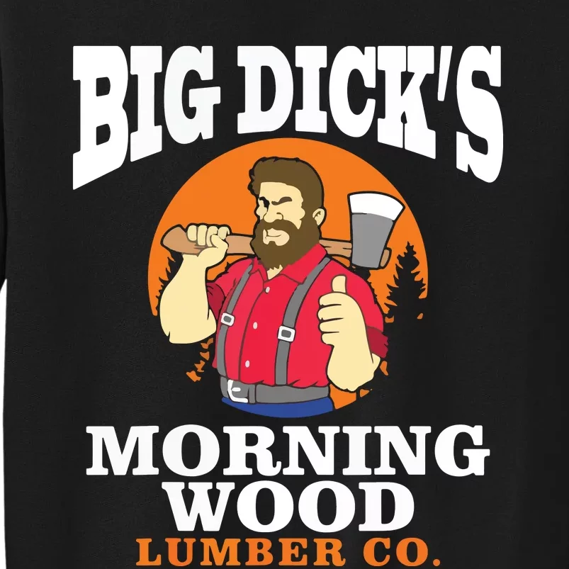 Morning Wood Lumber Co Lumberjack Carpenter Woodworker Gift Sweatshirt