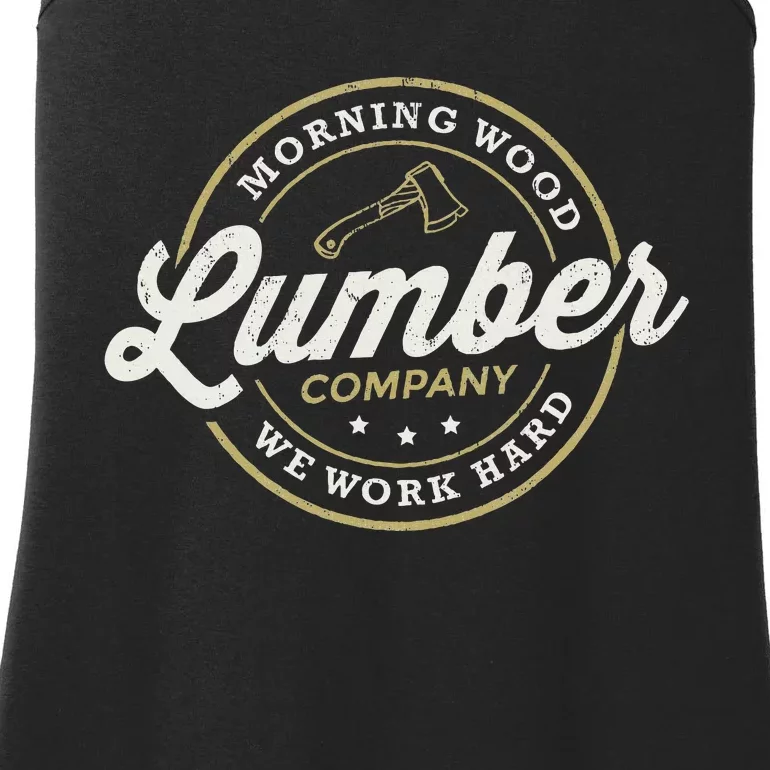 M.O.R.N.I.N..G. W.O.O.D. Lu.M.B.E.R. Company Camping Woodman Ladies Essential Tank