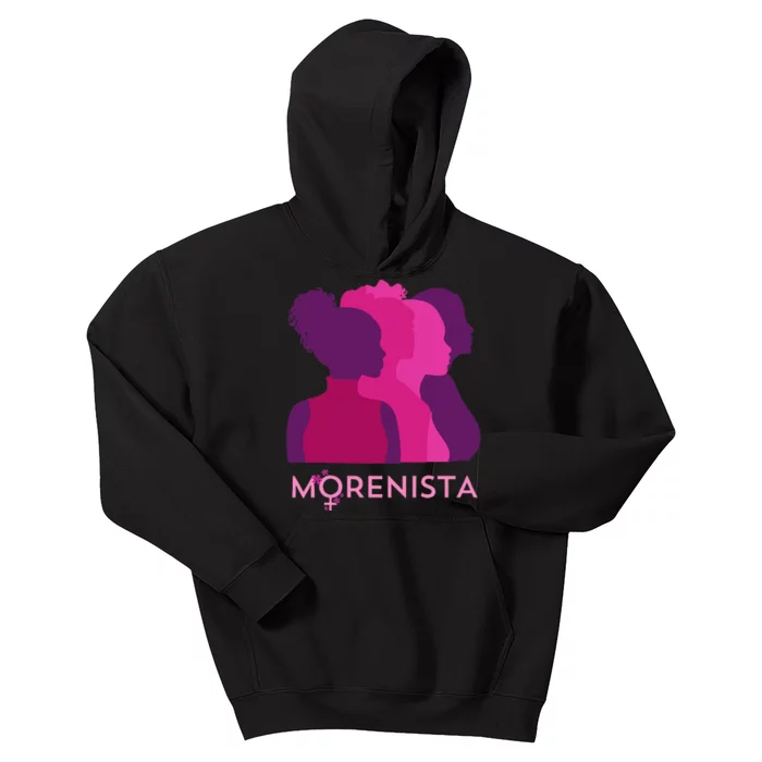 Morenista Woman Leftwing Mexican Politics Kids Hoodie