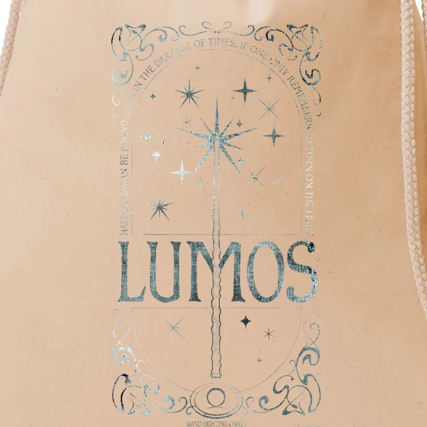 Magic Wand Lumos Turn On The Light Drawstring Bag