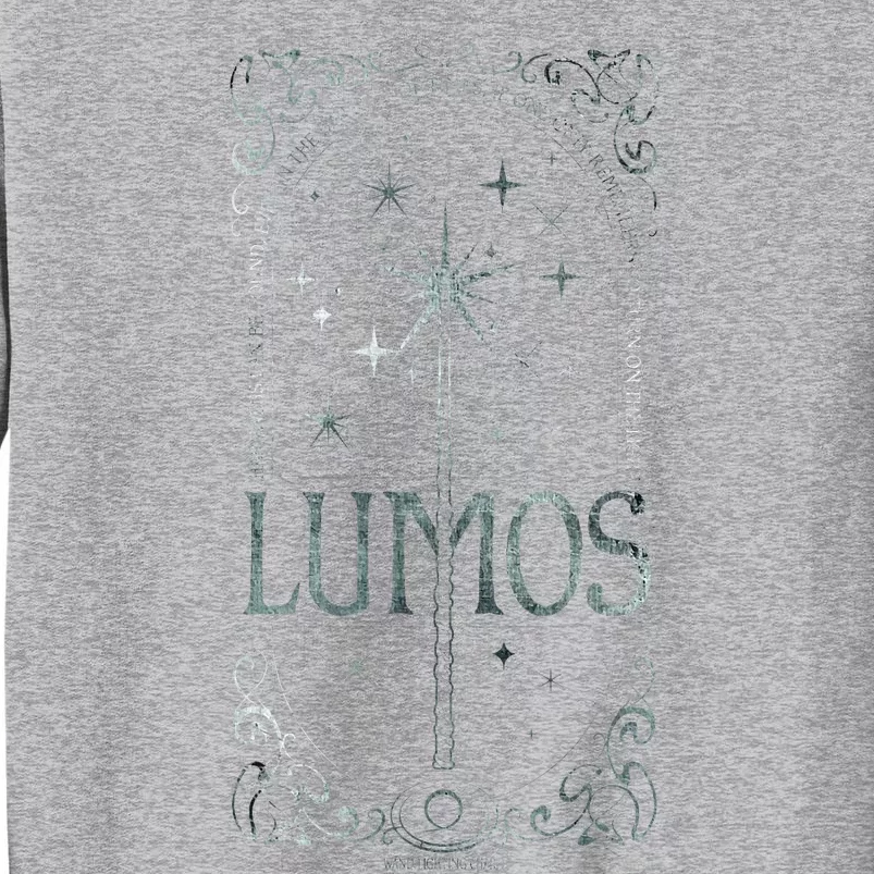 Magic Wand Lumos Turn On The Light Tall Sweatshirt