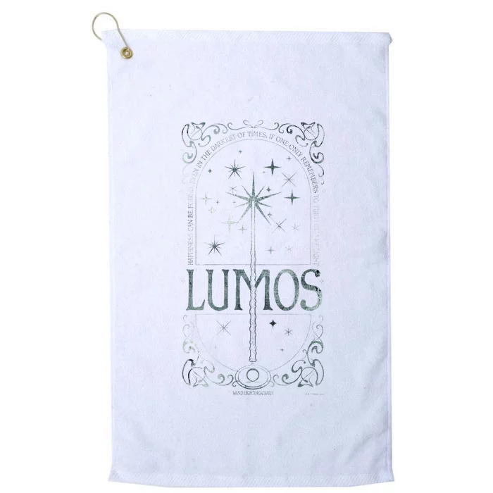 Magic Wand Lumos Turn On The Light Platinum Collection Golf Towel