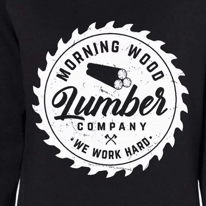 M.O.R.N.I.N.G W.O.O.D L.U.M.B.E.R Company Camping Woodman Womens California Wash Sweatshirt